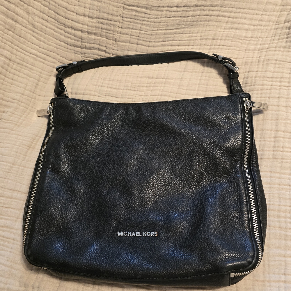 Michael Kors Black Leather Women's Bag